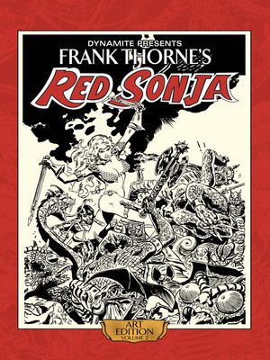 cover image of Frank Thorne's Red Sonja: Art Edition, Volume 2